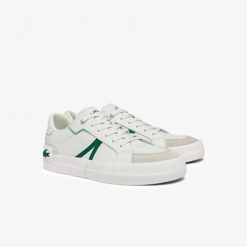 Giày Lacoste L004 722 Nam - Trắng Xanh Lá