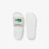 Dép Lacoste Croco Water-repellent Synthetic Slides Nam - Trắng Dép Lacoste Croco Water-repellent Synthetic Slides Nam - Trắng