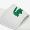 Dép Lacoste Croco Water-repellent Synthetic Slides Nam - Trắng Dép Lacoste Croco Water-repellent Synthetic Slides Nam - Trắng