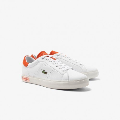 Giày Lacoste PowerCourt 2.0 223 Nam - Trắng Cam Giày Lacoste PowerCourt 2.0 223 Nam - Trắng Cam