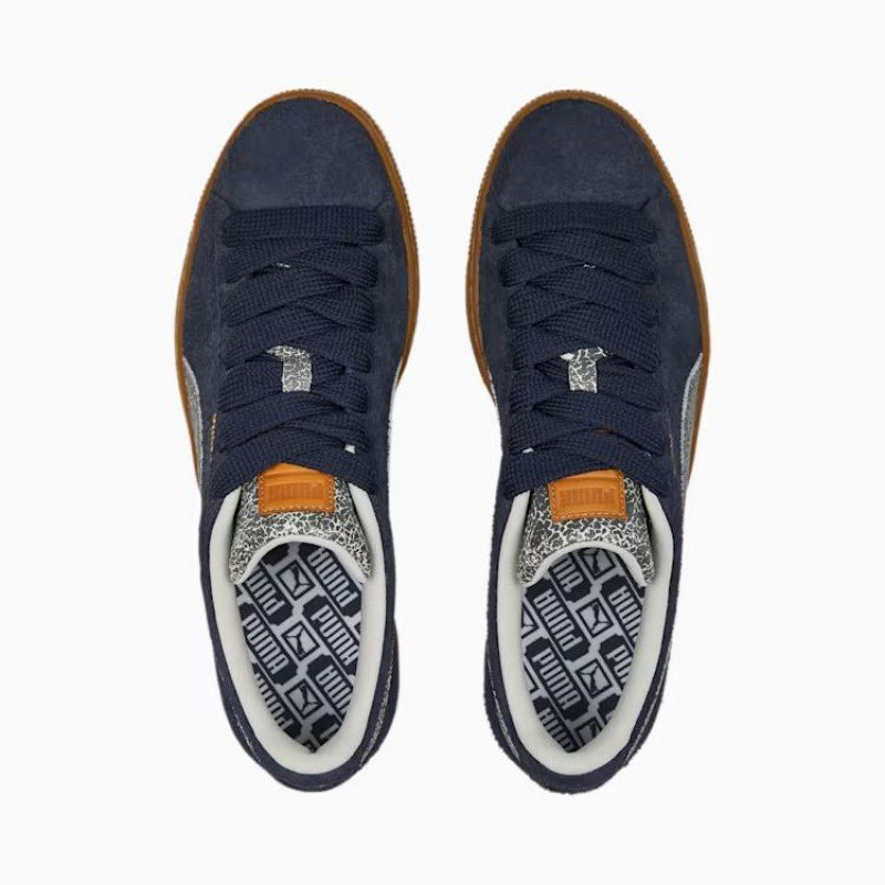 Giày Puma Suede Bulk Nam - Navy Nâu Giày Puma Suede Bulk Nam - Navy Nâu