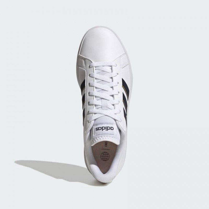 Giày adidas Grand Court Base 2.0 Nam Nữ - Trắng Đen Giày adidas Grand Court Base 2.0 Nam Nữ - Trắng Đen