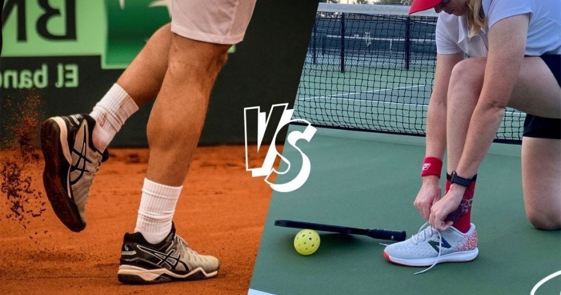 So sánh kỹ thuật: Giày Pickleball trong nhà vs ngoài trời