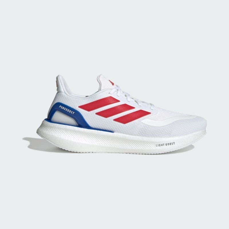 Giày Adidas Pureboost 5 Nam - Trắng Xanh Đỏ Giày Adidas Pureboost 5 Nam - Trắng Xanh Đỏ