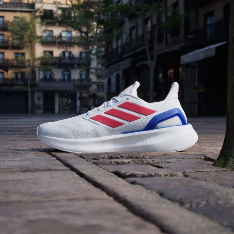 Giày Adidas Pureboost 5 Nam - Trắng Xanh Đỏ Giày Adidas Pureboost 5 Nam - Trắng Xanh Đỏ