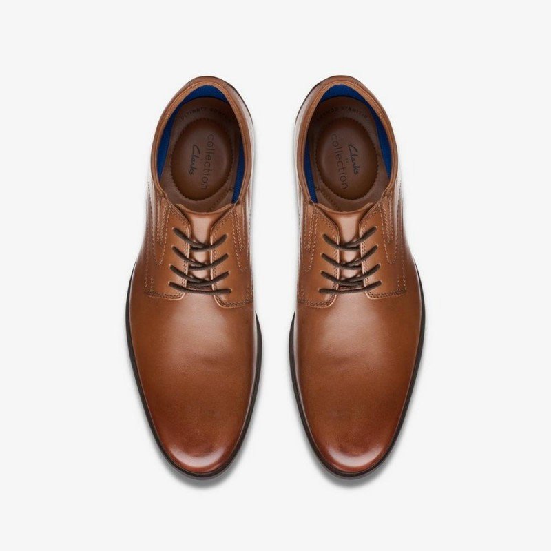Giày Clarks Whiddon Plain Nam - Nâu