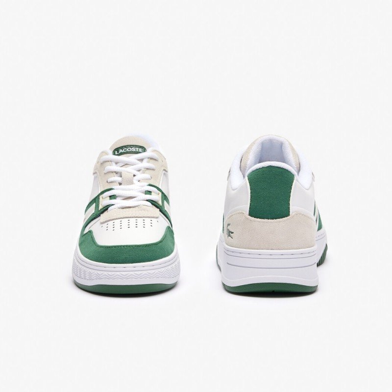 Giày Lacoste L001 Leather Nam - Trắng Xanh Lá