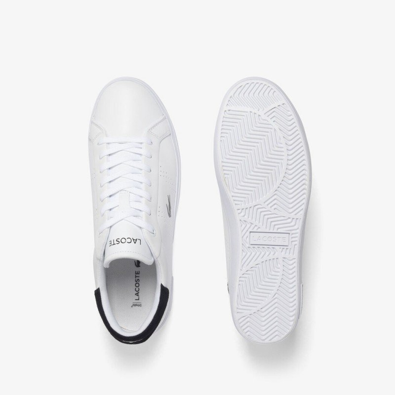 Giày Lacoste PowerCourt 2.0 Nam - Trắng Đen
