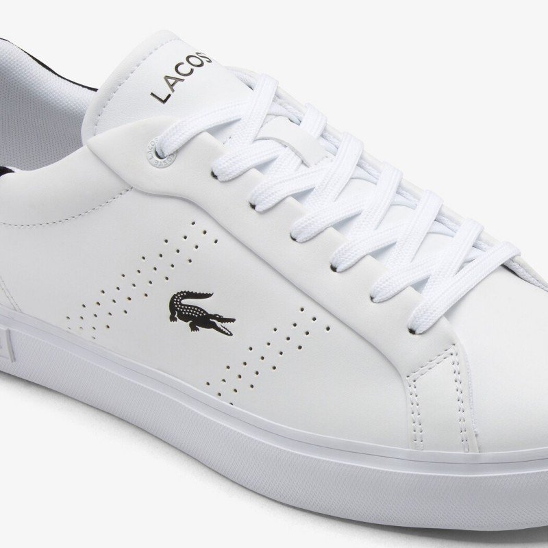 Giày Lacoste PowerCourt 2.0 Nam - Trắng Đen