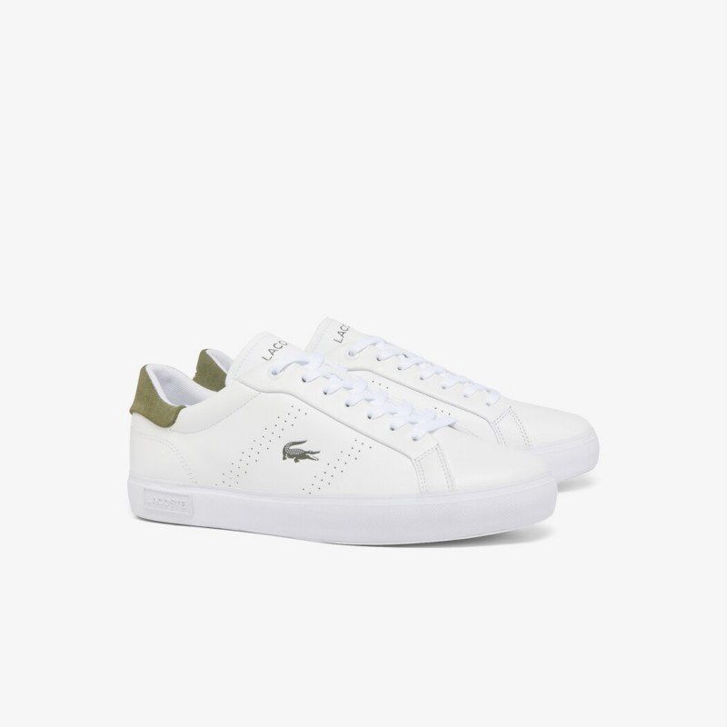 Giày Lacoste PowerCourt 2.0 Nam - Trắng Rêu
