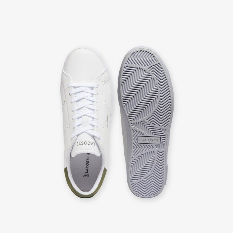 Giày Lacoste PowerCourt 2.0 Nam - Trắng Rêu