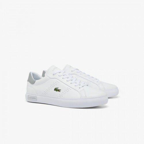 Giày Lacoste PowerCourt 2.0 Nam - Trắng Xám