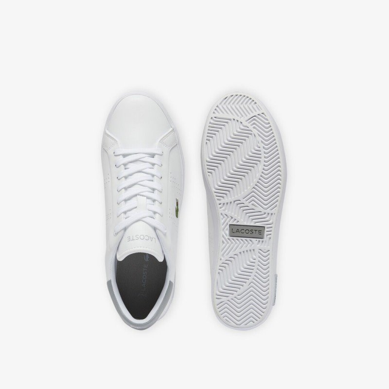 Giày Lacoste PowerCourt 2.0 Nam - Trắng Xám