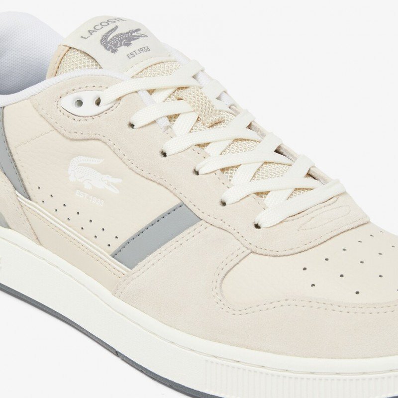 Giày Lacoste T-Clip Nam - Xám