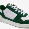 Giày Lacoste T-Clip Leather Nam - Trắng Xanh Lá