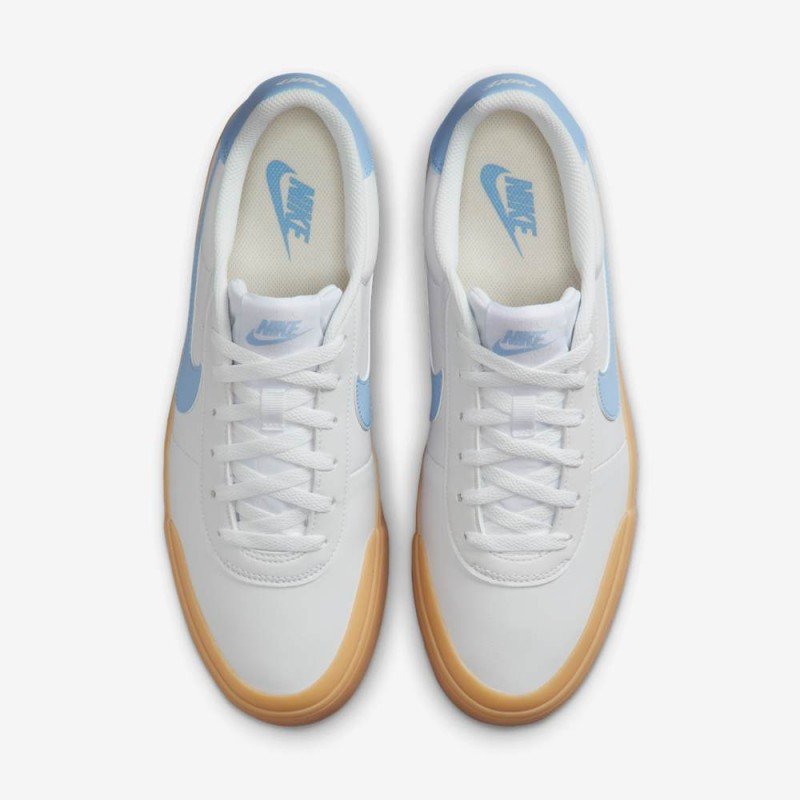 Giày Nike Court Shot Nam - Trắng Xanh Nâu