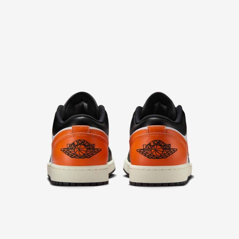 Giày Nike Air Jordan 1 Low Nam - Đen Cam