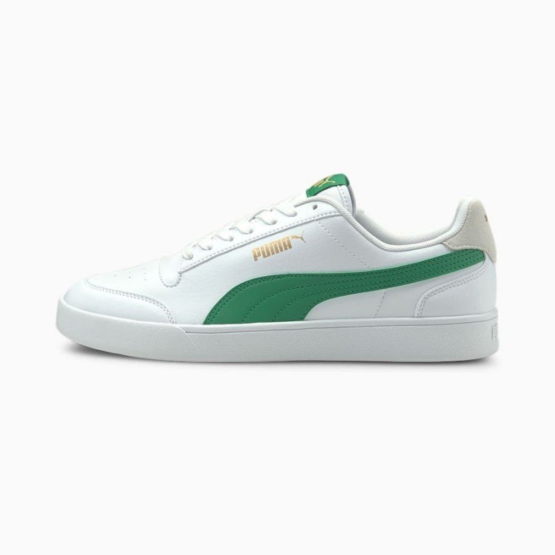 Giày Puma Shuffle Trainers Nam - Trắng Xanh Lá Giày Puma Shuffle Trainers Nam - Trắng Xanh Lá
