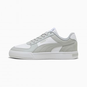 Giày Puma Caven Mix Nam Nữ - Trắng Xám