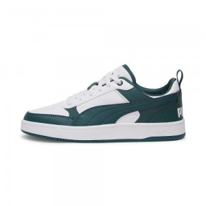 Giày Puma Dribble Nam - Trắng Xanh