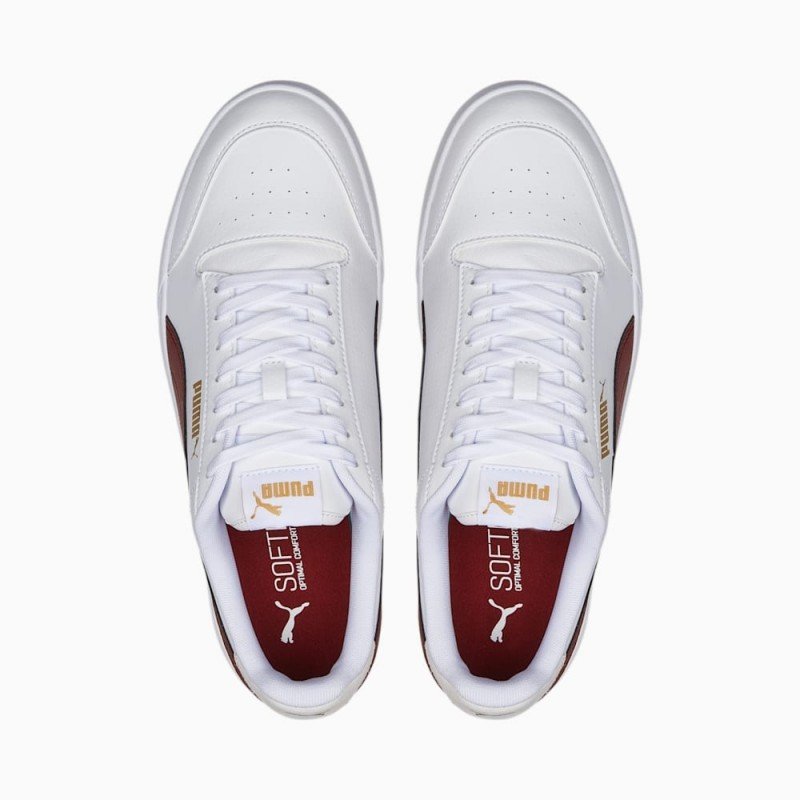 Giày Puma Shuffle Nam - Trắng Đỏ Đô