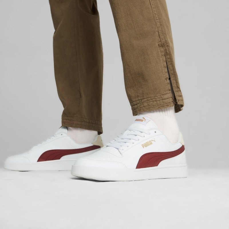 Giày Puma Shuffle Nam - Trắng Đỏ