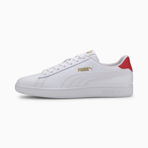 Giày Puma Smash V2 Nam - Trắng Đỏ