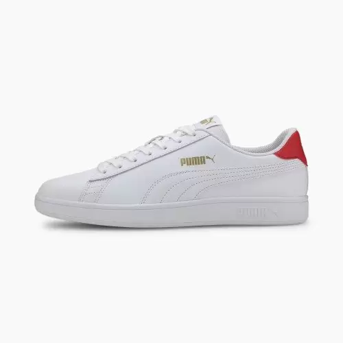 Giày Puma Smash V2 Nam - Trắng Đỏ