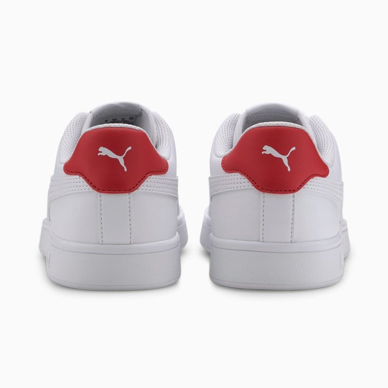 Giày Puma Smash V2 Nam - Trắng Đỏ