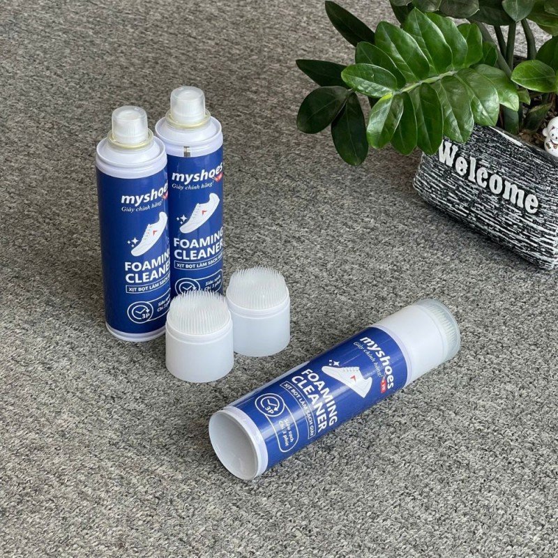Xịt Bọt ION Làm Sạch Giày Myshoes 300ml Xịt Bọt ION Làm Sạch Giày Myshoes 300ml