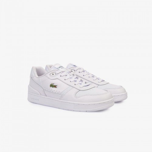 Giày Lacoste T-Clip Leather Nam - Trắng