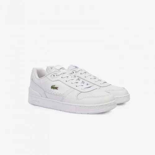Giày Lacoste T-Clip Leather Nam - Trắng