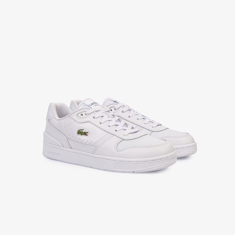 Giày Lacoste T-Clip Leather Nam - Trắng