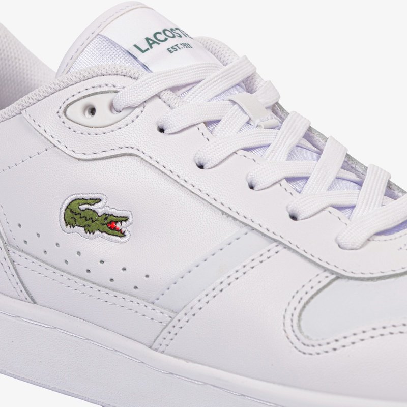 Giày Lacoste T-Clip Leather Nam - Trắng