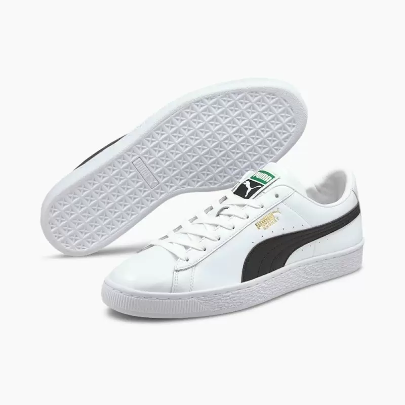Giày Puma Basket Classic XXI Nam - Trắng Đen Giày Puma Basket Classic XXI Nam - Trắng Đen