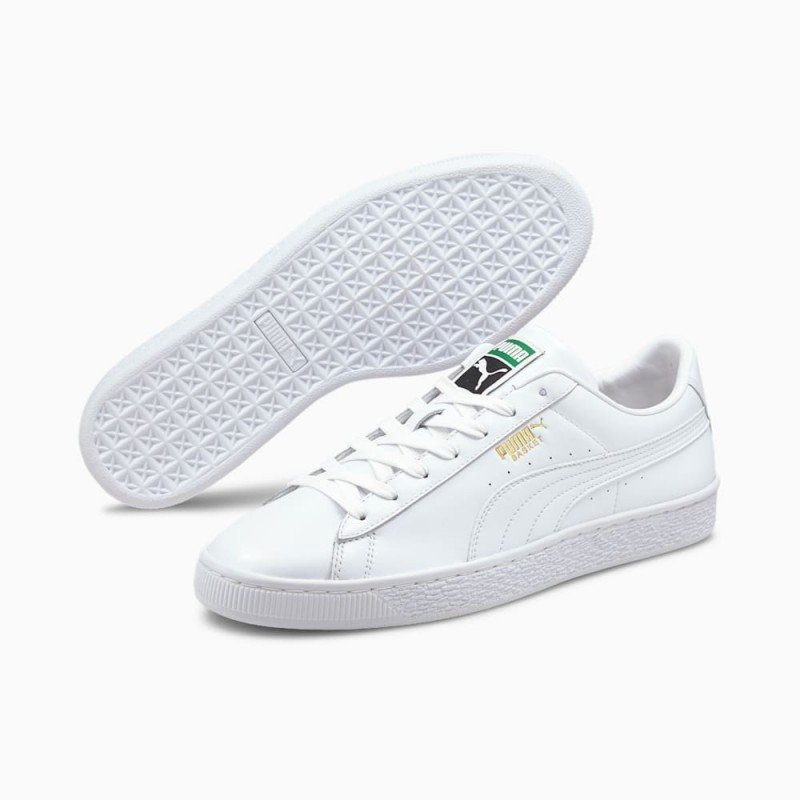 Giày Puma Basket Classic XXI Nam - Trắng