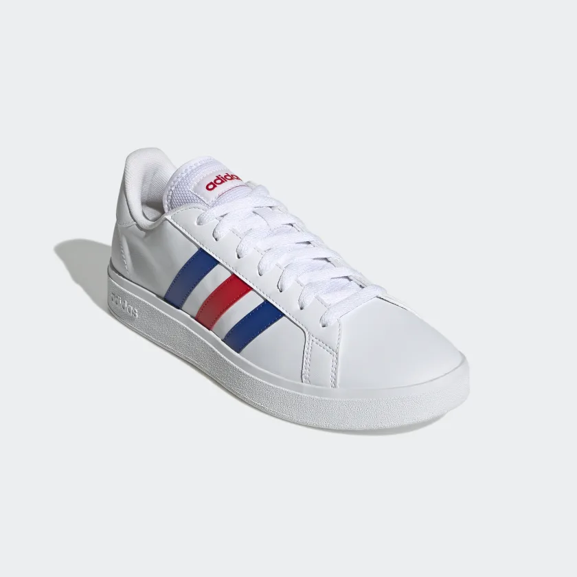 Giày adidas Grand Court Base 2.0 Nam Nữ - Trắng Đỏ Xanh - hình 3