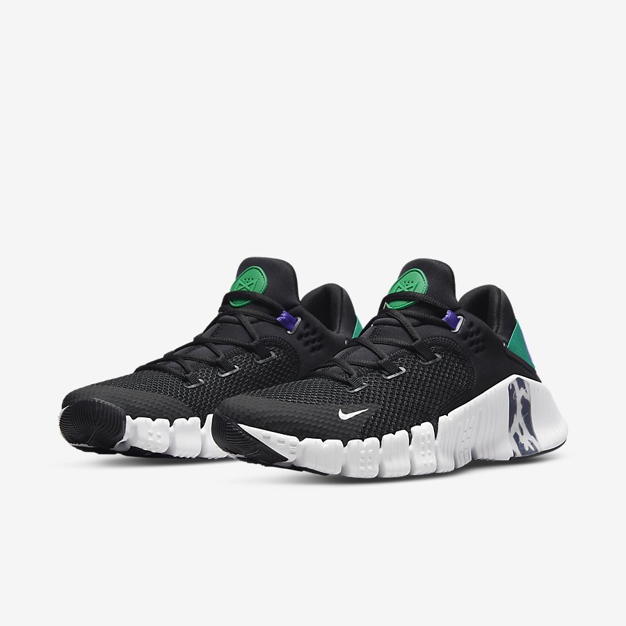 Giày Nike Free Metcon 4 Nam - Đen Trắng - hình 4