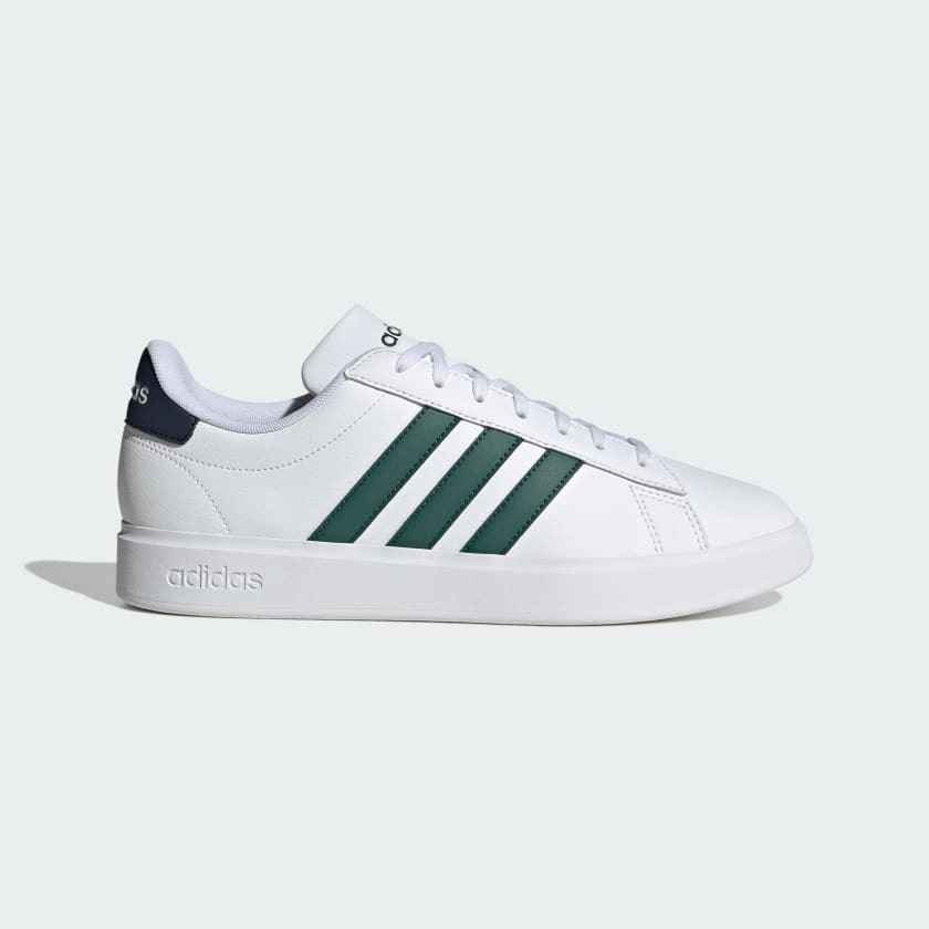 Giày adidas Grand Court Base 2.0 Nam Nữ - Trắng Xanh Lá