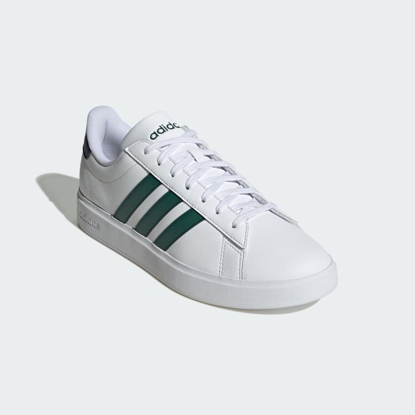 Giày adidas Grand Court Base 2.0 Nam Nữ - Trắng Xanh Lá - hình 3