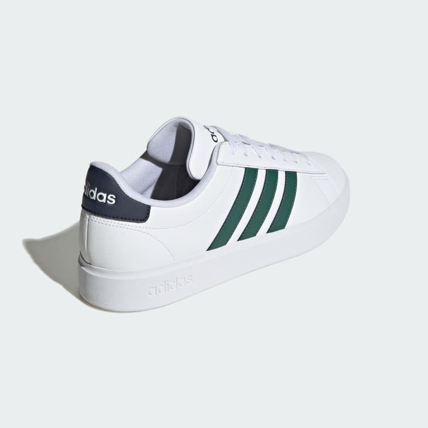 Giày adidas Grand Court Base 2.0 Nam Nữ - Trắng Xanh Lá - hình 4