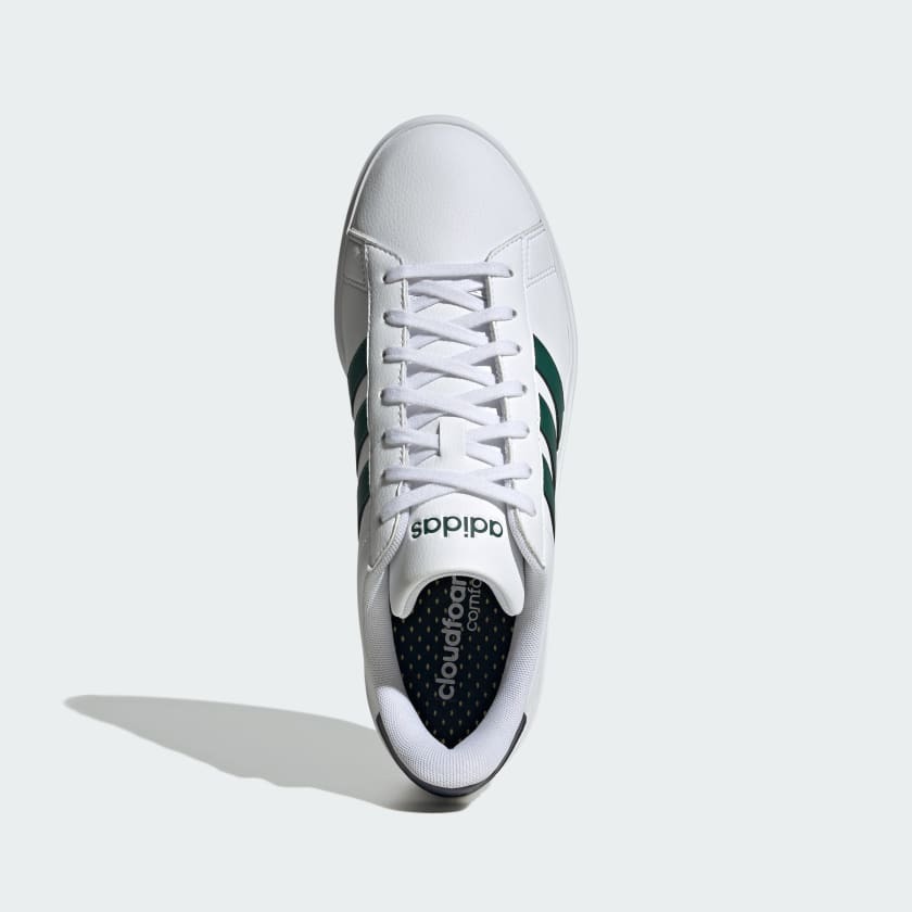 Giày adidas Grand Court Base 2.0 Nam Nữ - Trắng Xanh Lá - hình 5