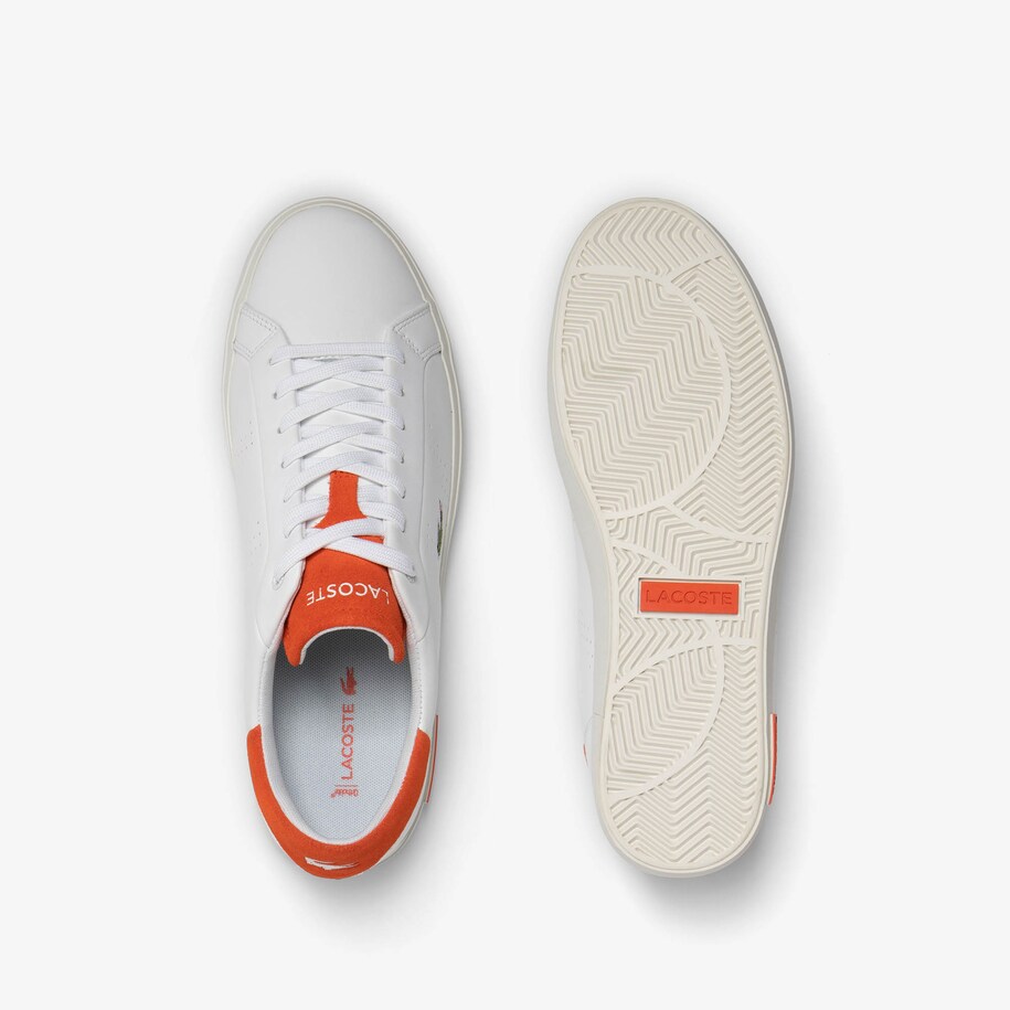 Giày Lacoste PowerCourt 2.0 223 Nam - Trắng Cam - hình 4