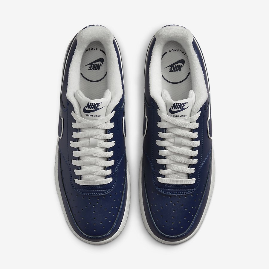 Giày Nike Court Vision Low Nam - Navy - hình 5