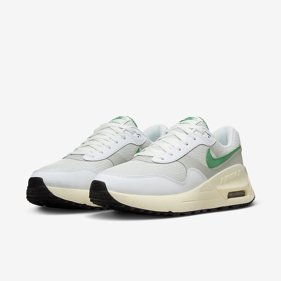 Giày Nike Air Max SYSTM Nam - Trắng Xanh Lá - hình 4