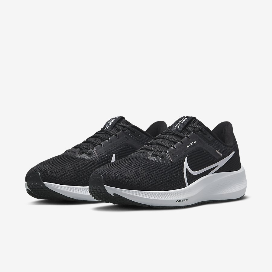 Giày Nike Air Zoom Pegasus 40 Nữ - Đen Trắng - hình 4