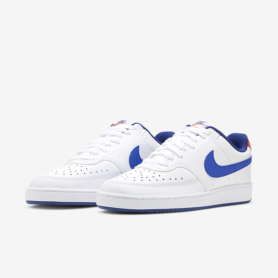 Giày Nike Court Vision Low Nam - Trắng Xanh - hình 4