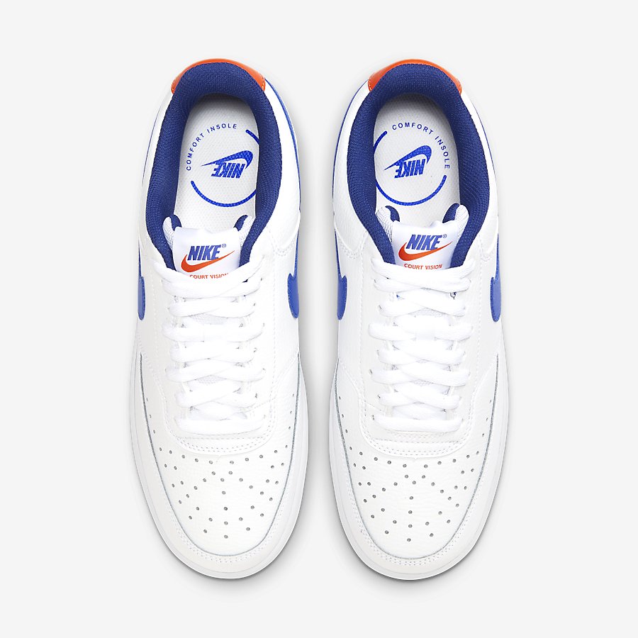 Giày Nike Court Vision Low Nam - Trắng Xanh - hình 6