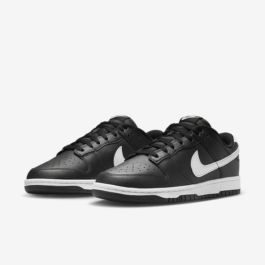 Giày Nike Dunk Low Retro Nam - Đen Trắng - hình 4