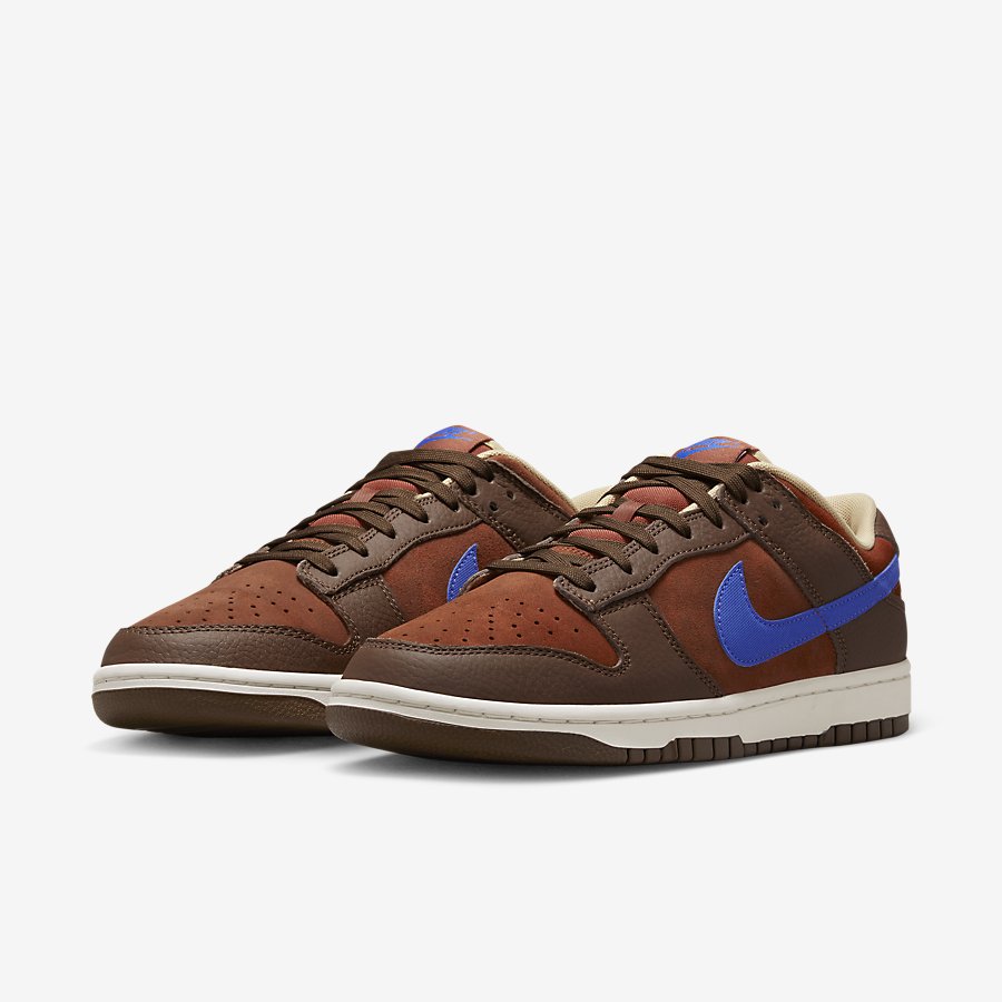 Giày Nike Dunk Low Retro Premium Nam - Nâu Xanh - hình 4